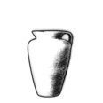 anfora in cotto: h 56 cm diametro 40 cm